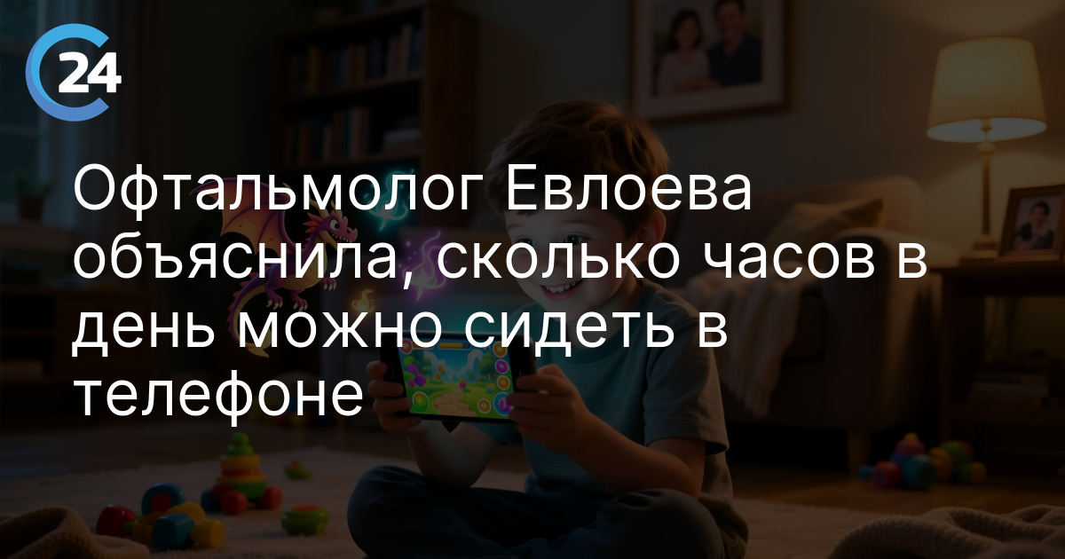 Офтальмолог Евлоева объяснила, сколько часов в день можно сидеть в телефоне