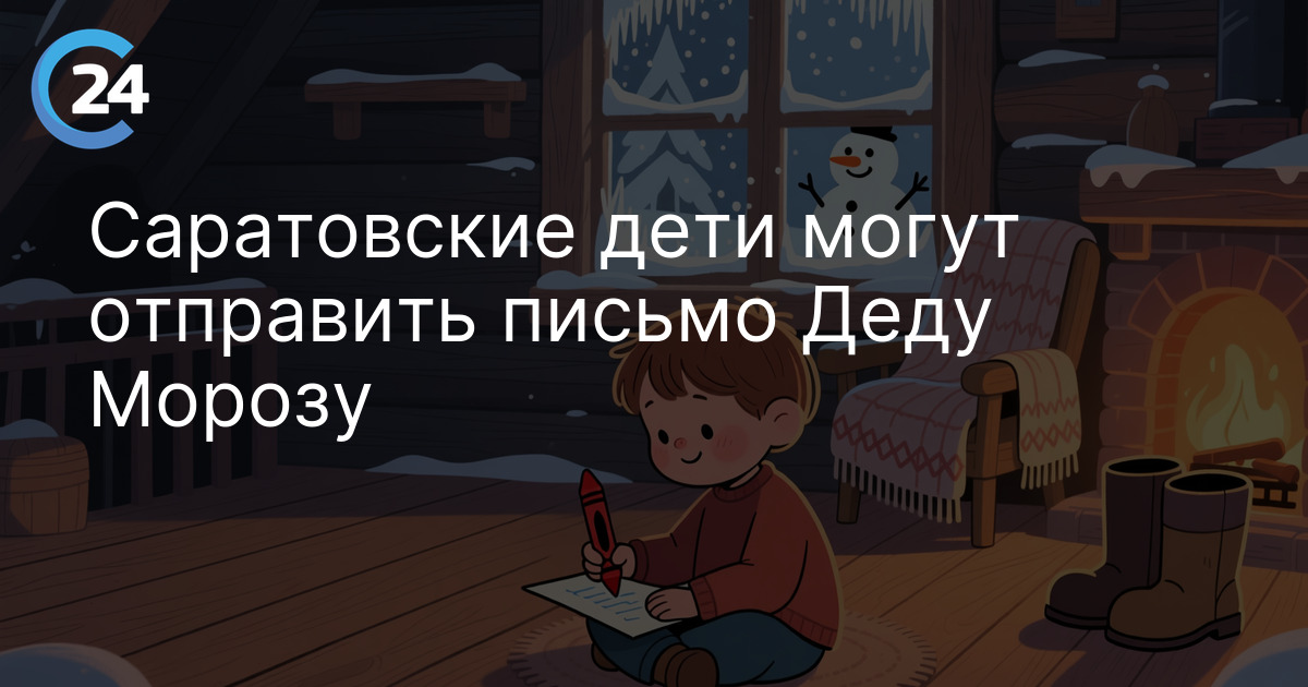 Саратовские дети могут отправить письмо Деду Морозу