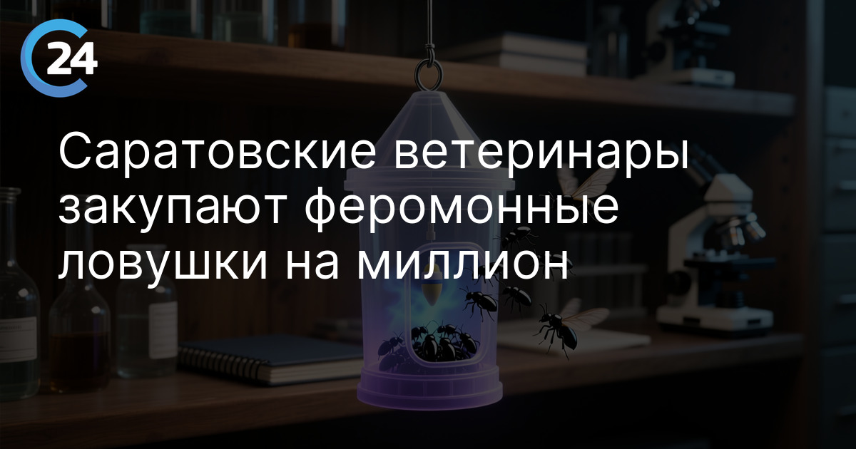 Саратовские ветеринары закупают феромонные ловушки на миллион