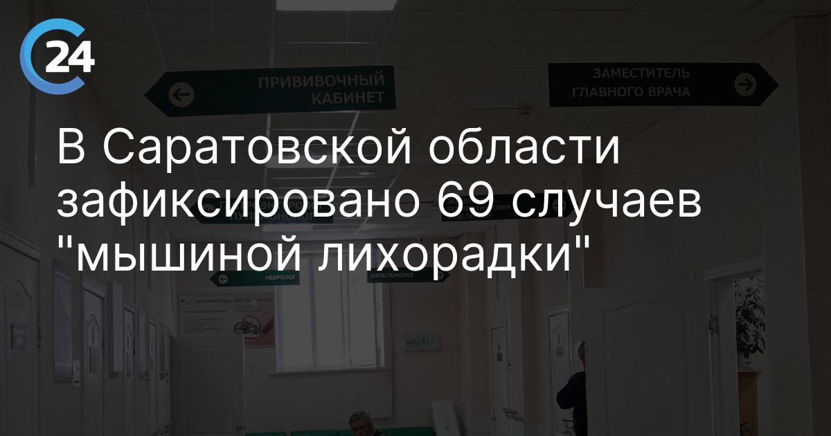 В Саратовской области зафиксировано 69 случаев "мышиной лихорадки"