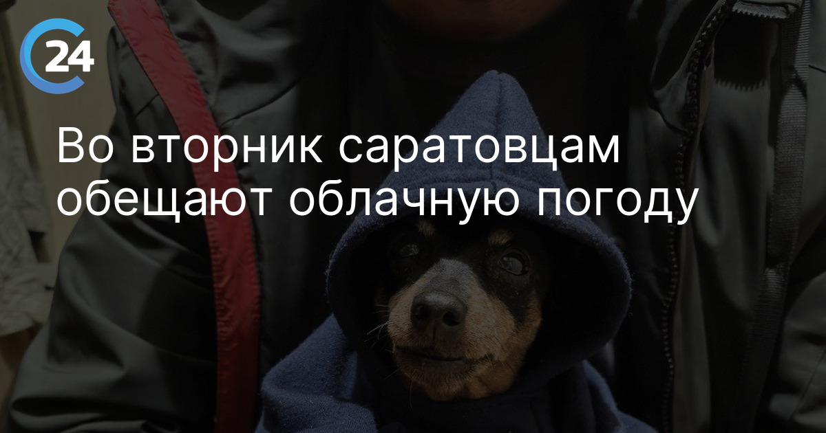 Во вторник саратовцам обещают облачную погоду